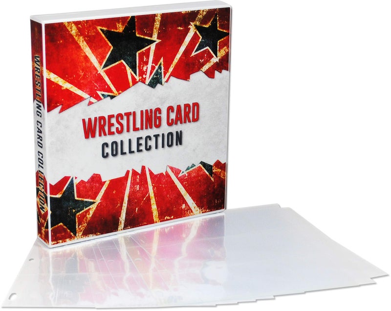 UniKeep حافظة بطاقات قابلة للتجميع بتصميم WWE WrestleMania من UniKeep - تأتي مع 20 صفحة بطاقات - Image 1